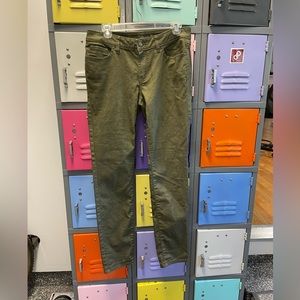 Prana Green Skinny Jeans Sleek Fit